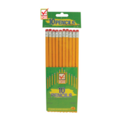 Pencils (Standard No. 2, 10 pk) - 48/case