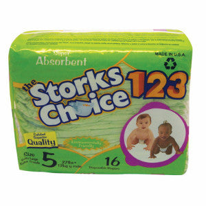 Disposable Diapers (Extra Large, 16 pk) - 8/case