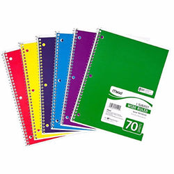 Spiral Notebook (70 Sheets) - 48/case